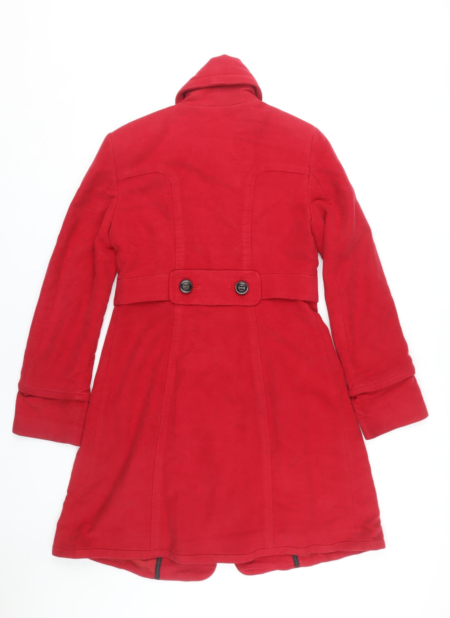 MNG Suit Women's Red Trench Coat Size 12