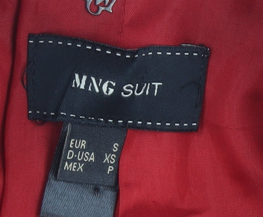 MNG Suit Women's Red Trench Coat Size 12