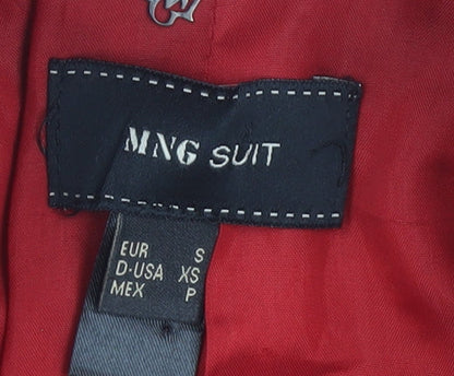 MNG Suit Women's Red Trench Coat Size 12
