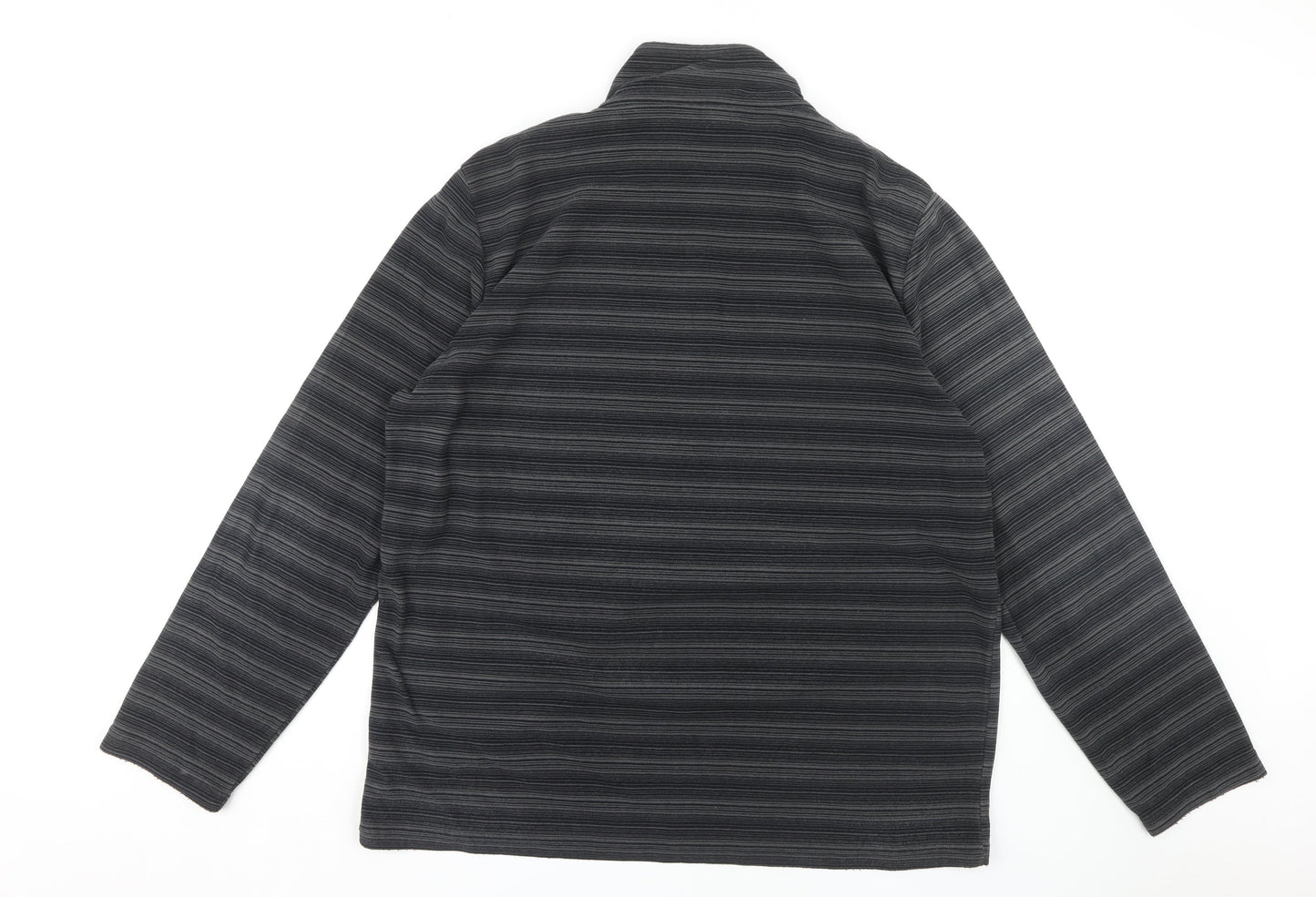 Mens UK Size 2XL Hi Gear Black 1/2 Zip Sweatshirt