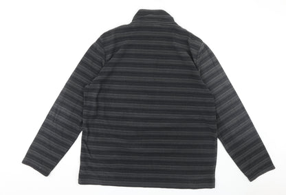 Mens UK Size 2XL Hi Gear Black 1/2 Zip Sweatshirt