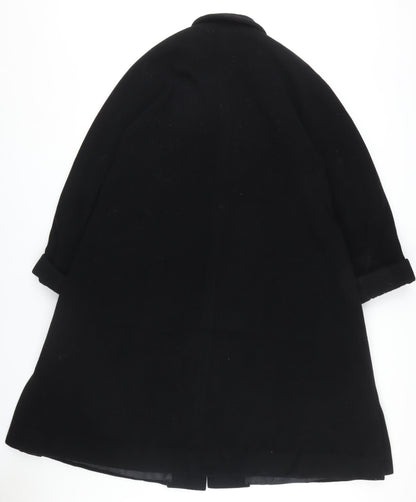 Womens UK Size 8 NEXT Black Overcoat