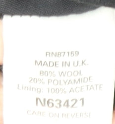 Womens UK Size 8 NEXT Black Overcoat