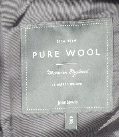 Mens UK Size 40 John Lewis Regular Grey Suit Jacket