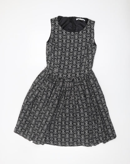 La Redoute Women's Black A-Line Dress Size 8