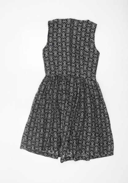 La Redoute Women's Black A-Line Dress Size 8