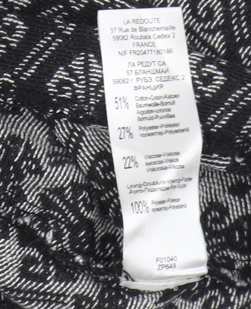 La Redoute Women's Black A-Line Dress Size 8