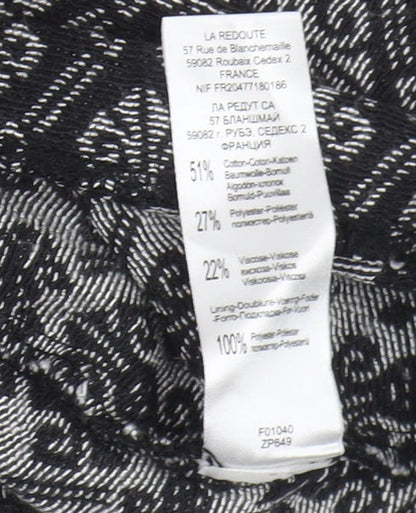 La Redoute Women's Black A-Line Dress Size 8