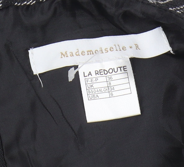 La Redoute Women's Black A-Line Dress Size 8