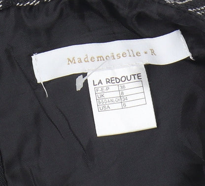La Redoute Women's Black A-Line Dress Size 8