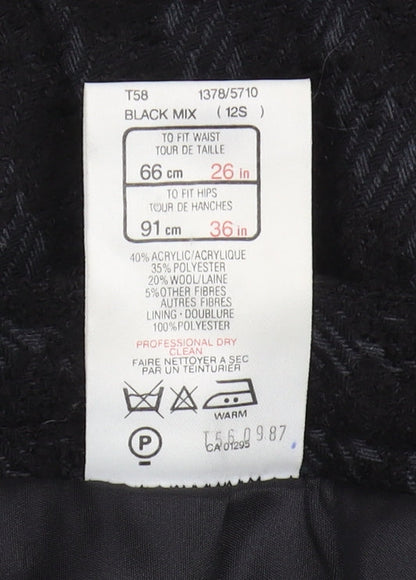 Womens UK Size 12 St Michael Straight & Pencil No Data Skirt