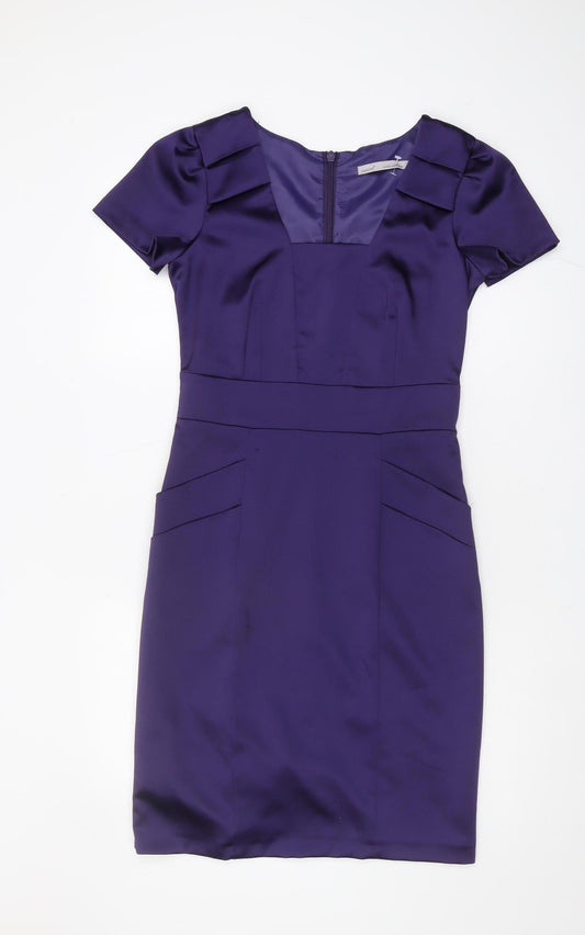 Next Women's Purple Sheath Dress, Size 10, Business