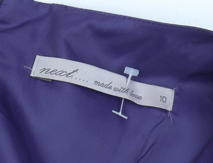 Next Women's Purple Sheath Dress, Size 10, Business
