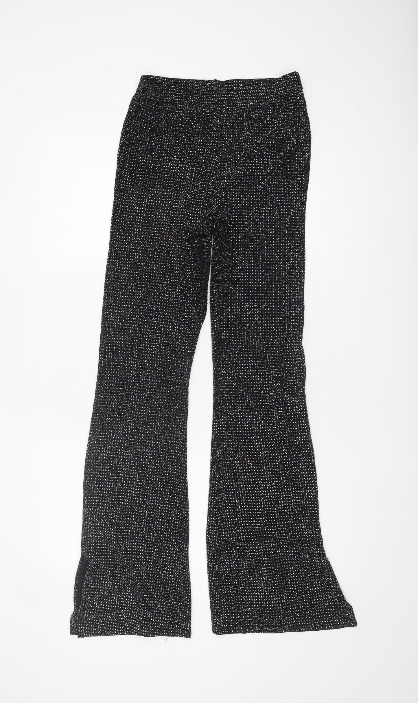 Urban Outfitters Women’s Black Flared Trousers M