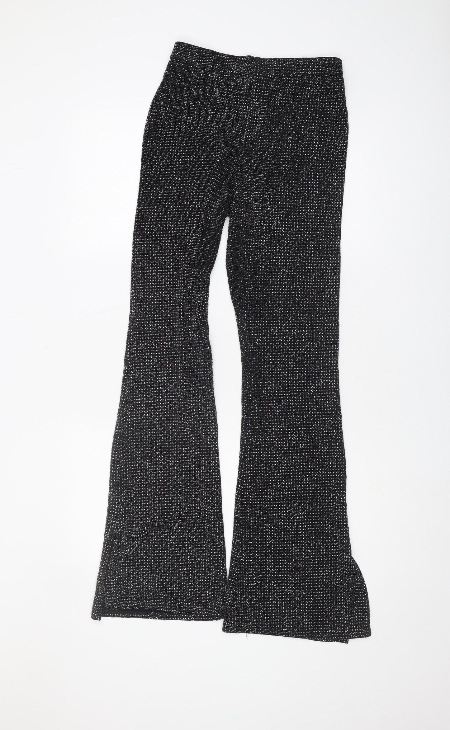 Urban Outfitters Women’s Black Flared Trousers M