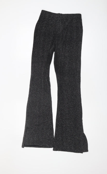 Urban Outfitters Women’s Black Flared Trousers M