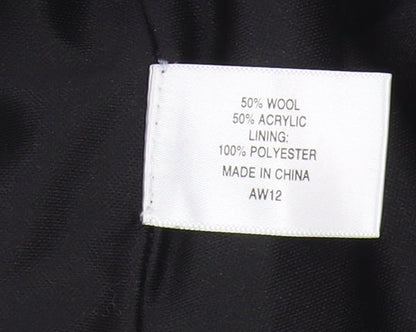 CC Women's Black Midi Wool Pencil Skirt - Size M