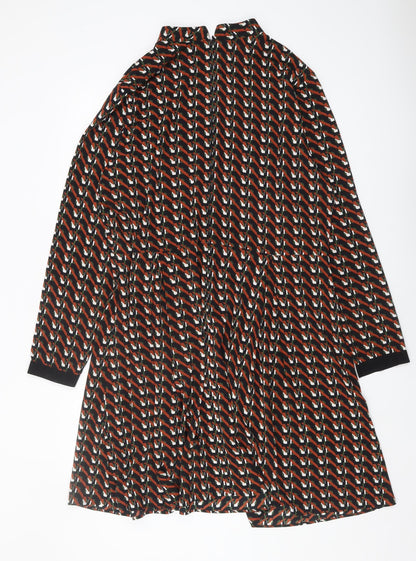 Next Women's Multicoloured Long Sleeve Dress Size 20