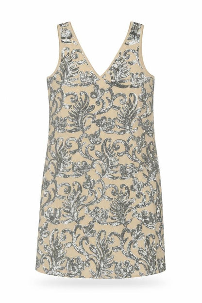 River Island Women's Beige Sleeveless Dress