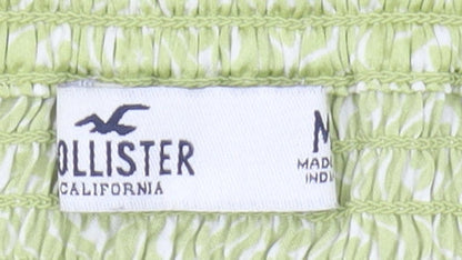 Womens UK Size M Hollister Green Camisole Blouse