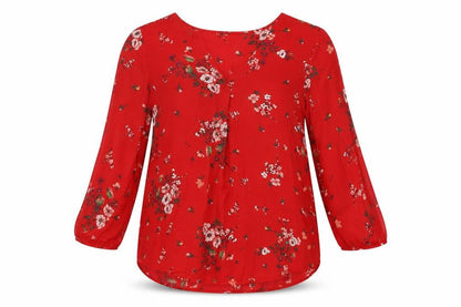 Womens UK Size EUR 40 UK 12 Stradivarius Red  Blouse
