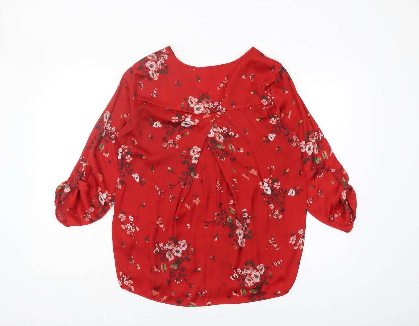 Womens UK Size EUR 40 UK 12 Stradivarius Red  Blouse