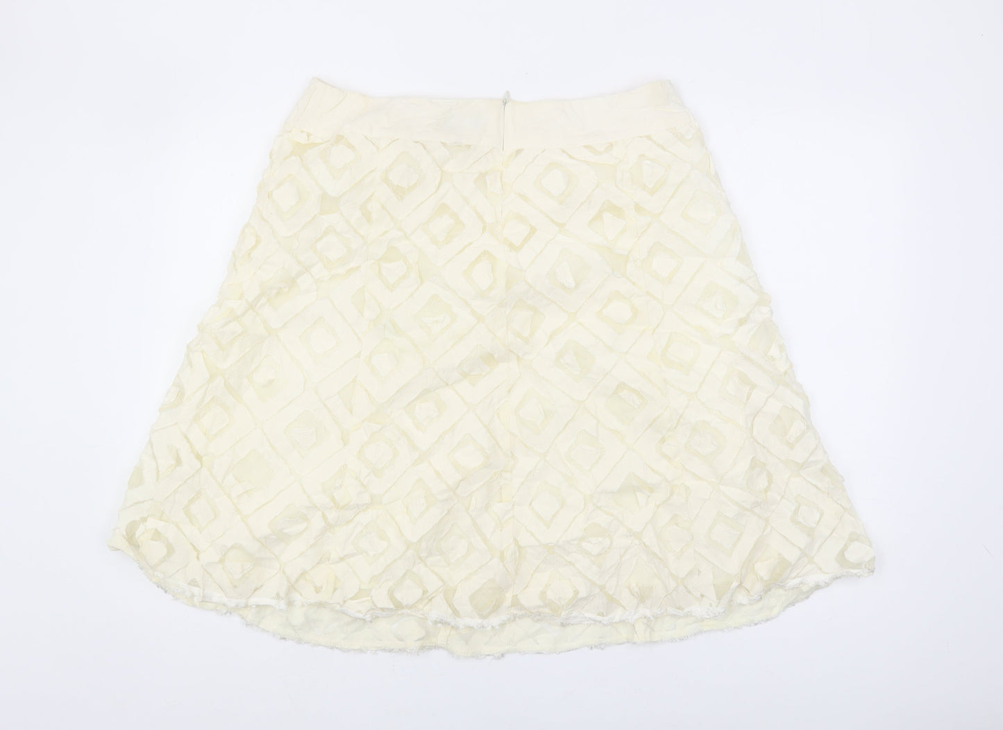Principles Women Ivory A-Line Skirt Size 16