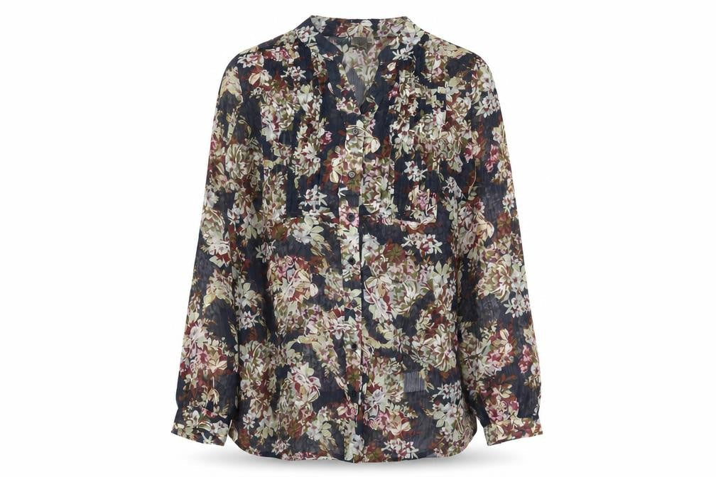 Womens UK Size 12 Cotton Traders Multicoloured  Blouse