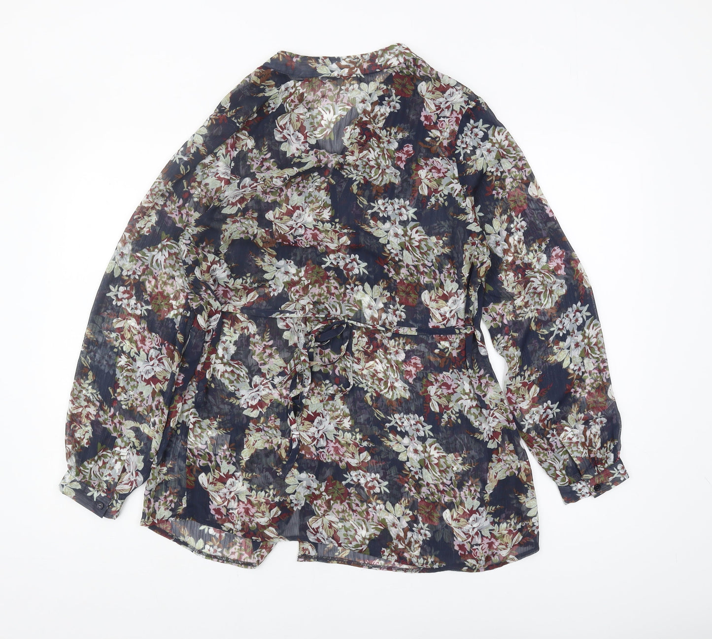 Cotton Traders Women's Floral Blouse, Multicoloured, Size 12