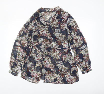 Cotton Traders Women's Floral Blouse, Multicoloured, Size 12