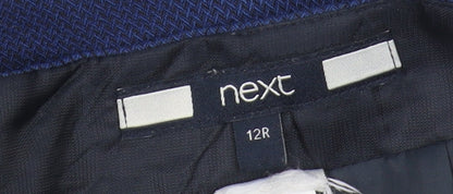 Next Women's Blue Flare Skirt Size 12 Regular