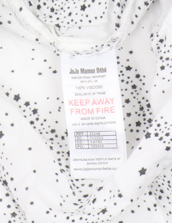 Womens UK Size L JoJo Maman Bébé White Wrap Blouse