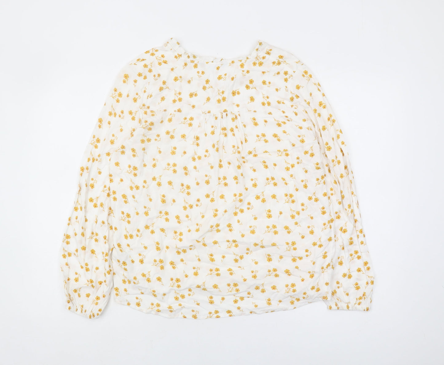 Womens UK Size 12 Marks and Spencer Ivory  Blouse