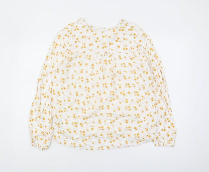 Womens UK Size 12 Marks and Spencer Ivory  Blouse