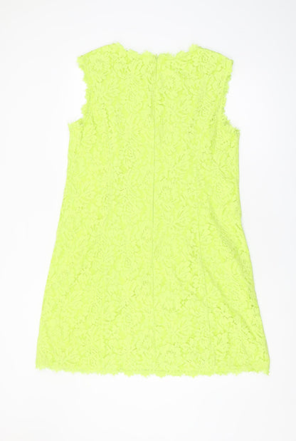 Gallery Women's Green Sheath Dress, Size 16, Elegant Partywear