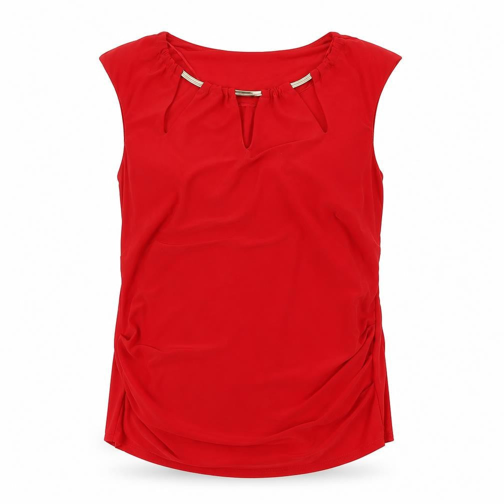 Womens UK Size 12 Roman Red  Blouse