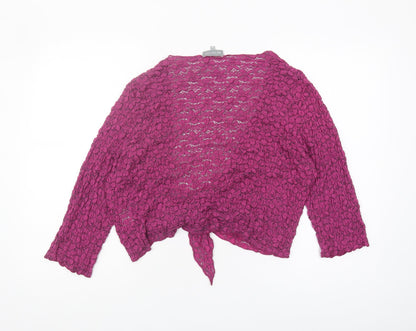 Womens UK Size 18 Marks and Spencer Pink Wrap Blouse