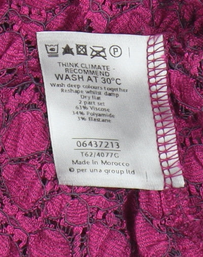 Womens UK Size 18 Marks and Spencer Pink Wrap Blouse