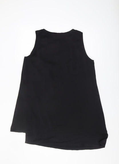 Mango Women's Black Casual Sleeveless Dress Size 12