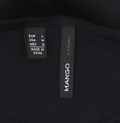 Mango Women's Black Casual Sleeveless Dress Size 12