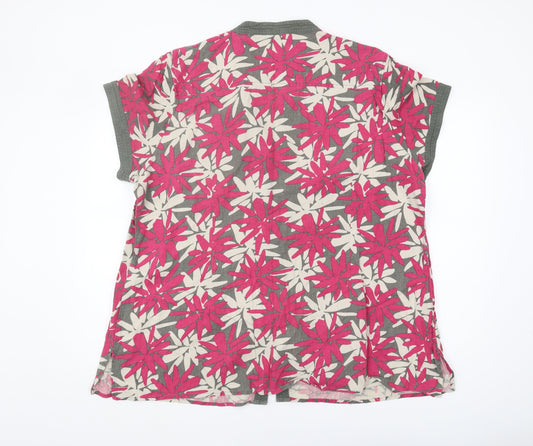 Maine New England Women's Floral Button-Up Shirt, Size 22