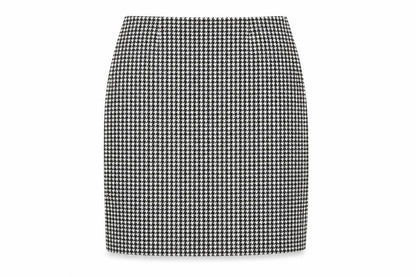 Agnès b. Women's Houndstooth Midi Skirt - Size 8
