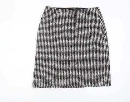 Agnès b. Women's Houndstooth Midi Skirt - Size 8