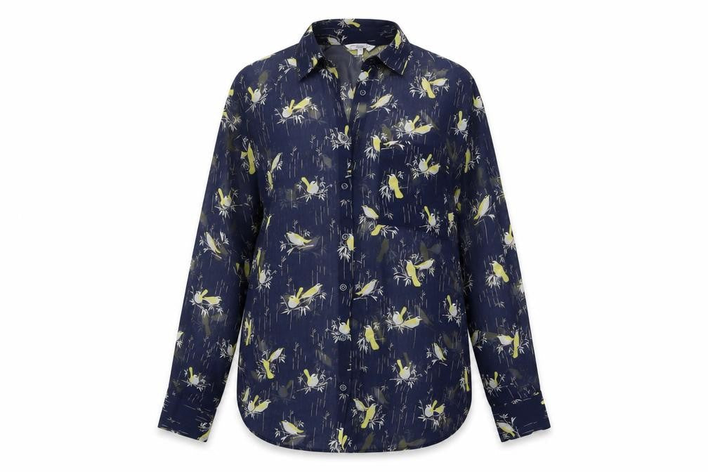 Womens UK Size 12 New Look Blue  Button-Up