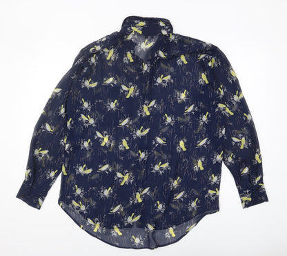 Womens UK Size 12 New Look Blue  Button-Up