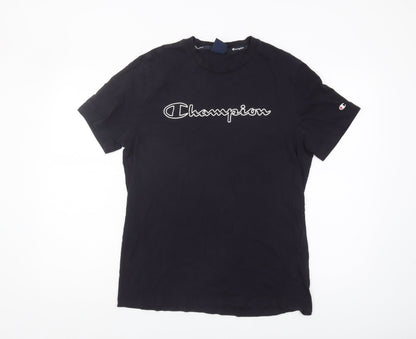 Mens UK Size L Champion Black  T-Shirt