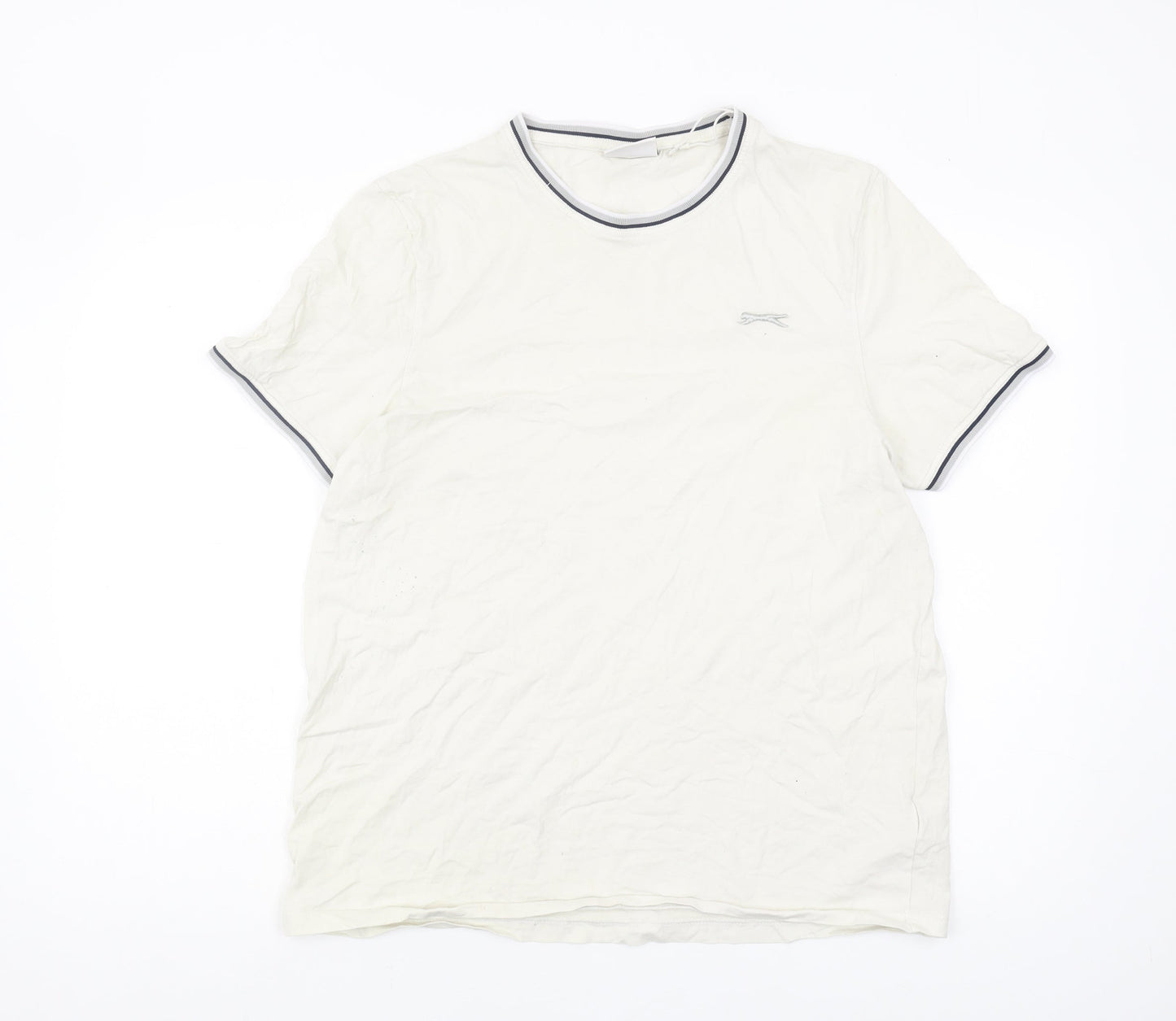 Slazenger Men's Medium White Crew Neck T-Shirt