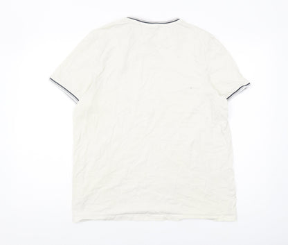 Slazenger Men's Medium White Crew Neck T-Shirt