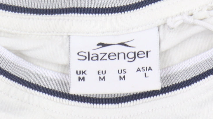 Slazenger Men's Medium White Crew Neck T-Shirt