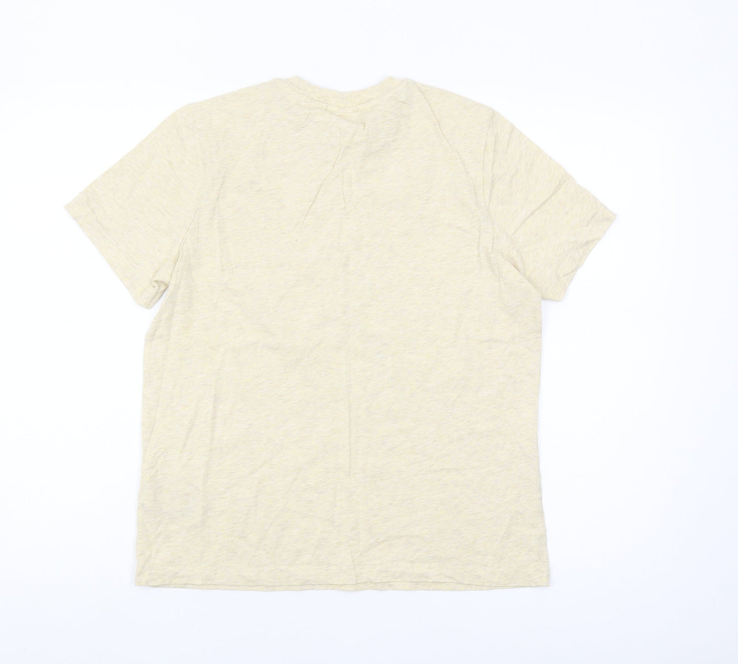 Unisex Adults UK Size S Scotch & Soda Beige Jersey T-Shirt